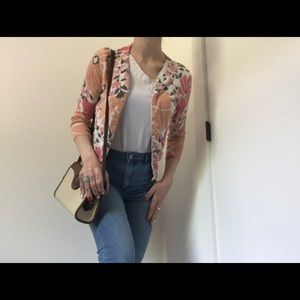 Old Navy Floral Print Cardigan Y2K